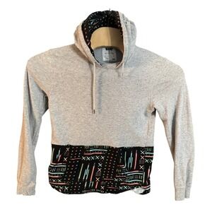 Star Wars On The Byas Lightsaber Graphic Hoodie Grey Black Mens Small